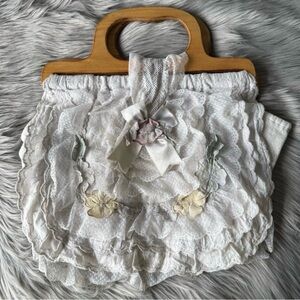 Vintage Japanese Caetla Kawaii Cottagecore Lace Purse